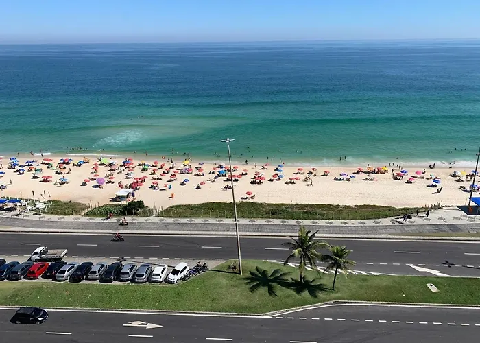 Apart Hotel Em Frente A Praia Da Barra Da Tijuca, Vista Total Para O Mar